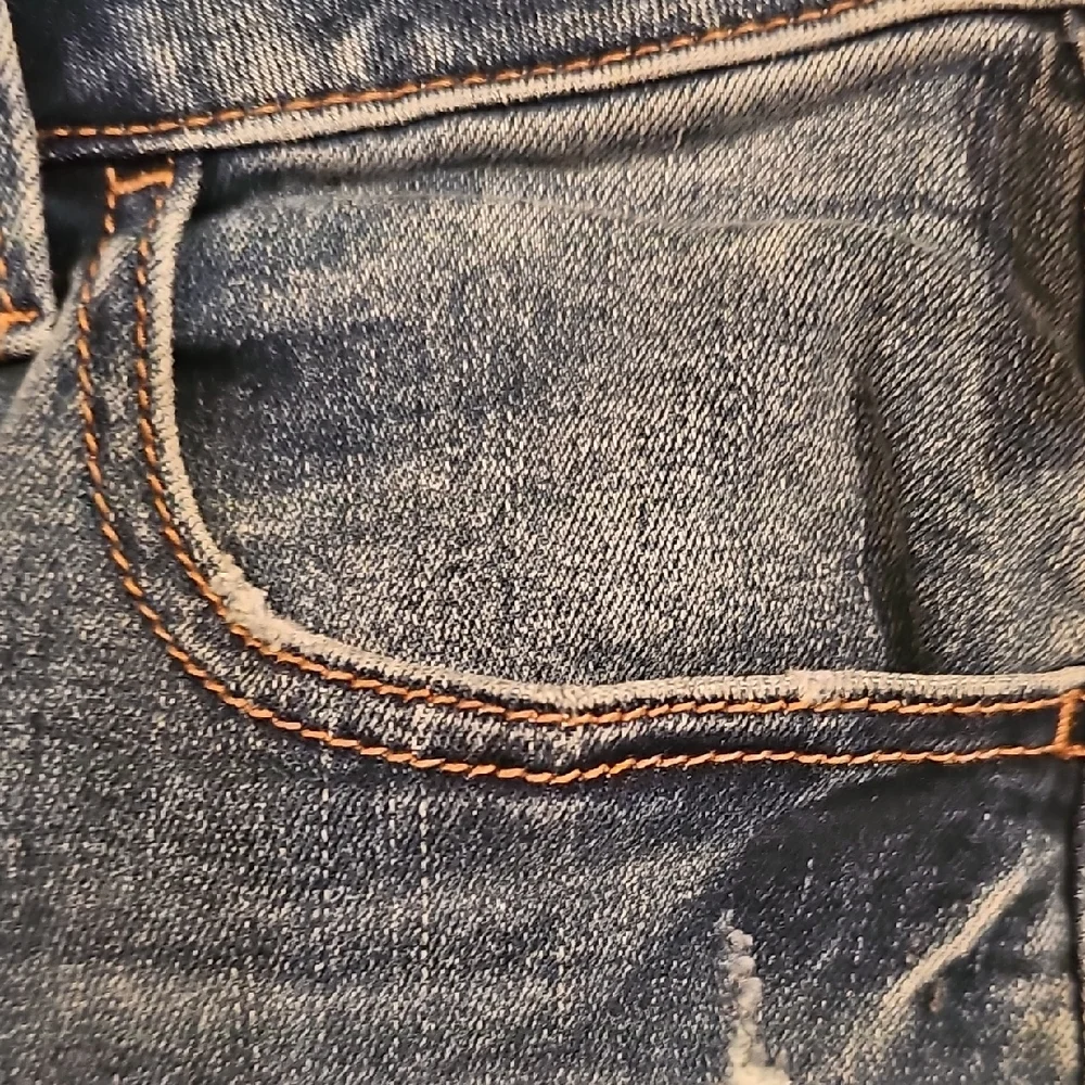 Maurices Dark Wash Distressed Skinny Jeans - Picture 8 of 12